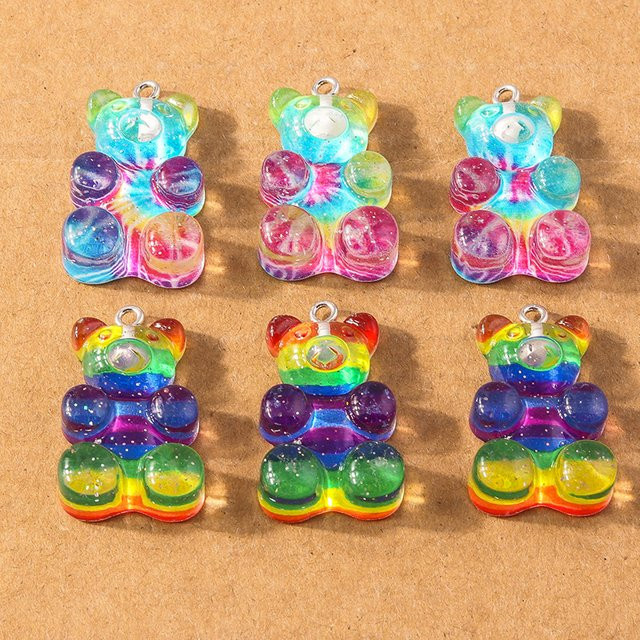 Tenande Anhänger, bunte Tier-Gummibärchen, Unisex - Bild 1