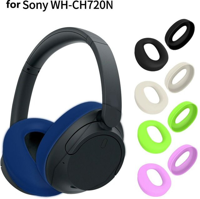 Robuste Silikon-Abdeckung für Sony WH-CH720N Bluetooth-Headset, weiche und kratzfeste Ohrpolster-Abdeckung in Purple - Bild 1