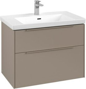 V&B Waschtischunterschrank Subway 3.0 in Tau, B/T/H: 77,2 x 47,8 x 47,8 cm - Bild 1