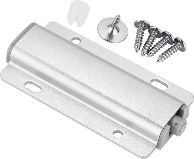 GoolRC Push-to-Open System Schnäpper für Schranktüren und Schubladen in Silber - Bild 1