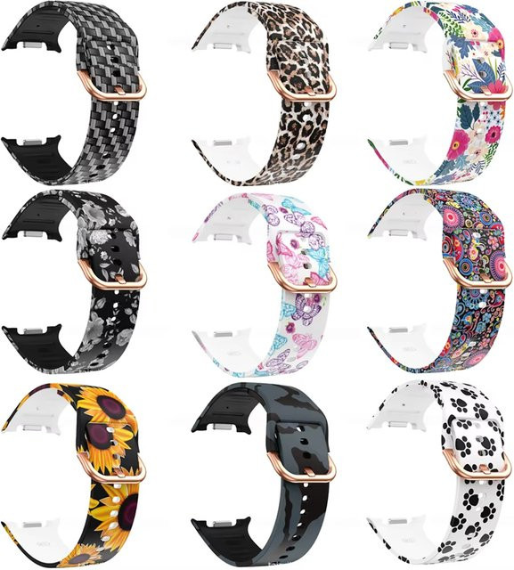 Uhrenarmband Silikon, Bunt, Unisex, Samsung Galaxy Watch 8/8 Classic - Bild 1