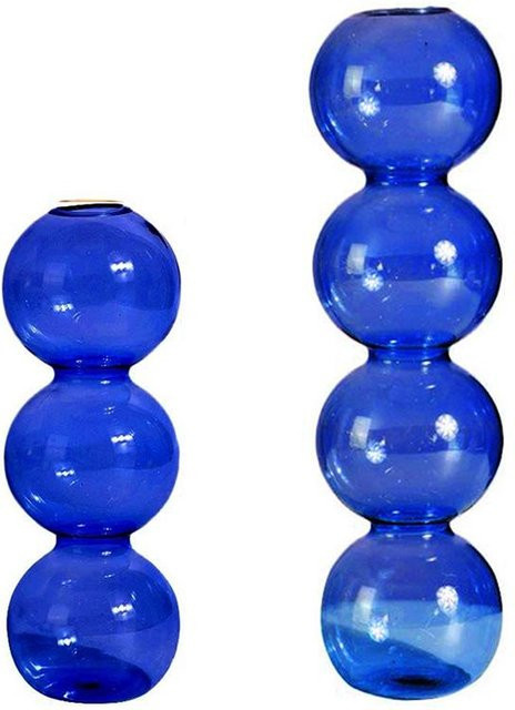 Kugelförmige Glasvase von Household supplies MH in Buntglas für deine Heimdekoration im nordischen Stil - Bild 1