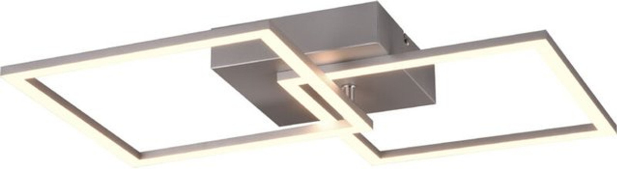 Reality LED-Deckenleuchte Trail Titanfarbig Metall B/H/T: 60 x 7 x 35 cm - Bild 2