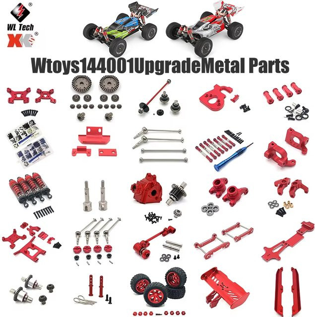 WLtoys RC Auto Upgrade Metall-Ersatzteile, Kardanwelle, Hinterachse - Bild 1