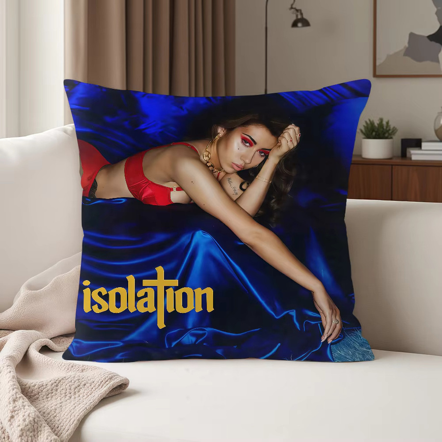 Singer Pop K-Kali Uchis Kissenbezug in Blau, quadratisch - Bild 5