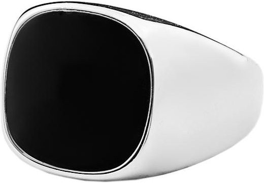 YIRAN Jewelry Ring Edelstahl, Schwarz, Unisex - Bild 1