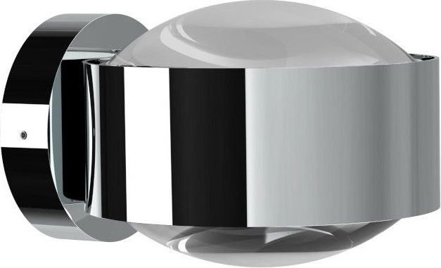Top Light Puk Maxx Wandleuchte LED in Chrom mit Glas, Up-Down Lichteffekt, Warmweiß - Bild 1