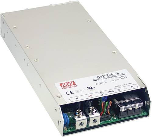 Mean Well MW RSP-750-15 Schaltnetzteil 15 V/DC 50A 750W in Silber - Bild 1