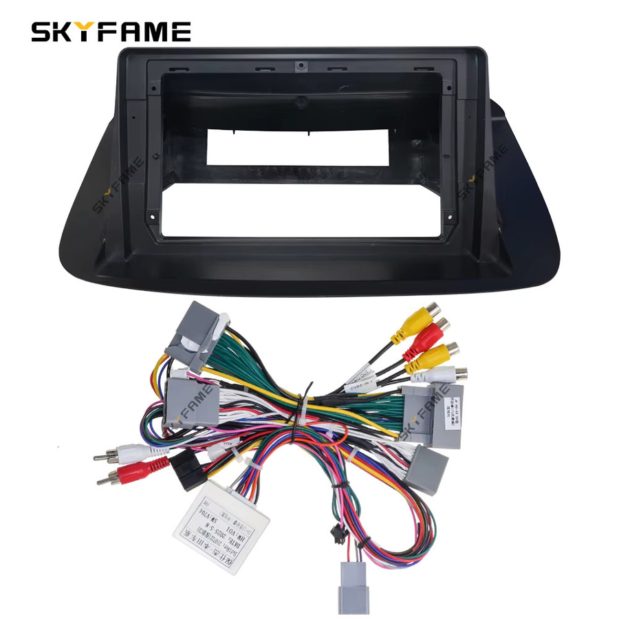 SKYFAME Auto Rahmen Fascia Adapter mit Canbus Box Decoder für Acura SR9 und Honda Accord Spirior, Schwarz - Bild 3