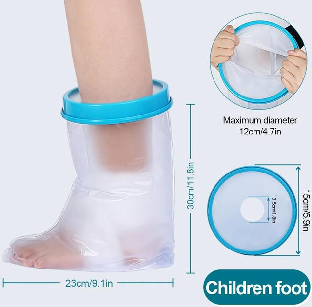 anedream Duschabdeckung Kind, Wasserdicht, für Hände, Füße, Körper - Bild 1
