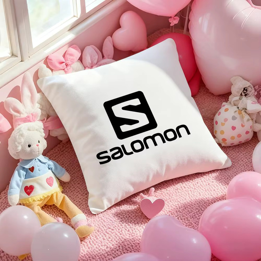 S-salomon Modischer Kissenbezug mit Muster in Schwarz, quadratisch, B/B/H: 30 x 30 x 30 cm - Bild 2