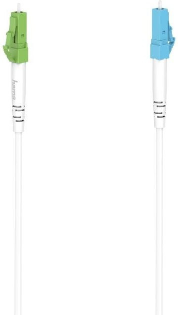 Hama Glasfaser-Netzwerkkabel LC/APC auf LC/UPC, 10 Gbit/s, Multicolor, Länge: 5,00 m - Bild 1