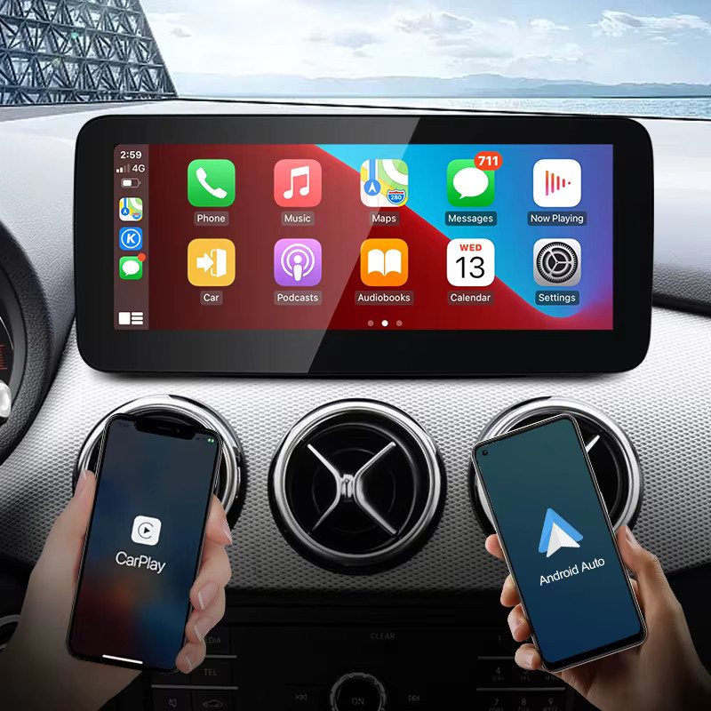 STWEINew Auto Multimedia System mit drahtlosem Android Auto und CarPlay für Mercedes Benz B Klasse W246, 10,25 Zoll Bildschirm, Schwarz - Bild 3
