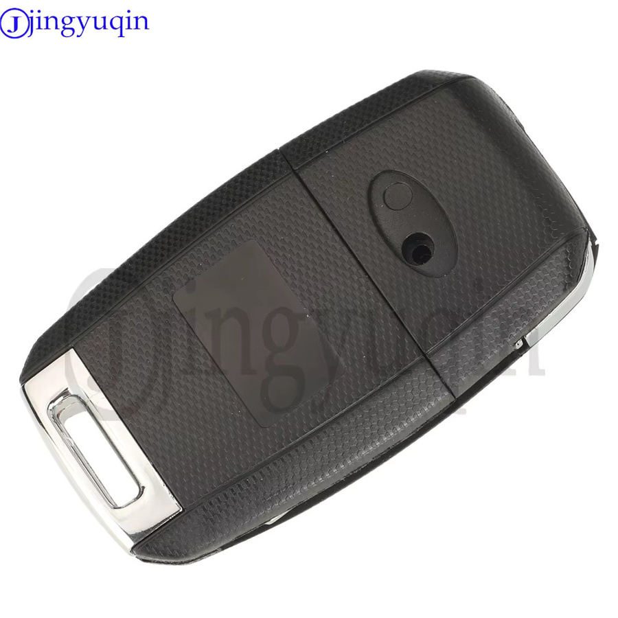 Jingyuqin OSLOKA-875T Fernbedienungsschlüssel für KIA Forte 2017 2018 2019, 433MHz 4D Chip, klappbarer Autoschlüssel in Schwarz - Bild 3