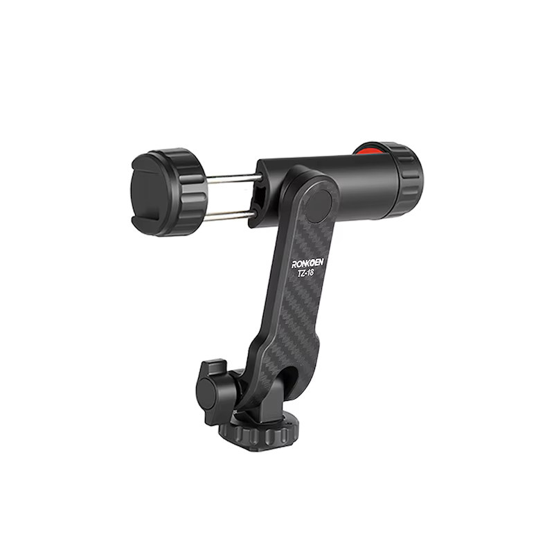 Ronkoen TZ-18 Universal Handy-Clip-Halterung mit 360 Grad Rotation und 1/4 Zoll Stativ-Adapter für Samsung, iPhone und Xiaomi in Schwarz - Bild 6