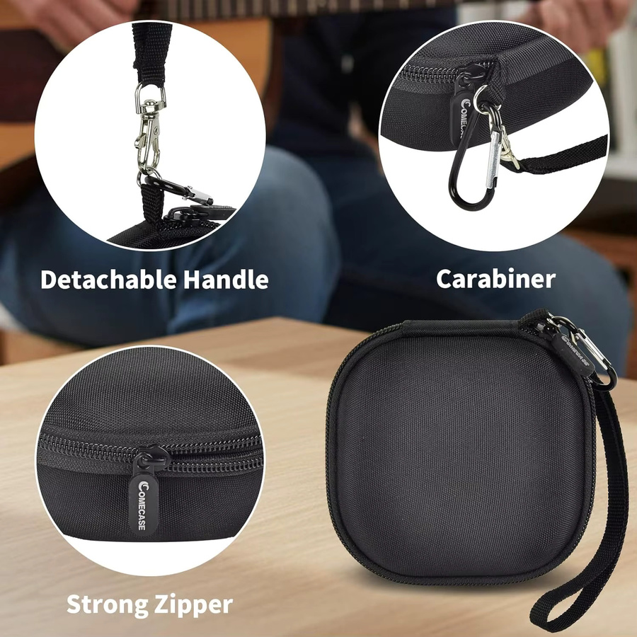 Schutzhülle für Bose SoundLink Micro 2. Generation Bluetooth-Lautsprecher mit Netztasche, Schwarz - Bild 4