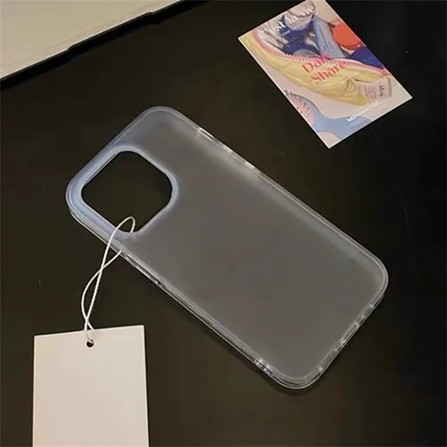 Transparente mattierte Silikon Handyhülle mit MagSafe für Apple iPhone 11 bis 17 Pro Max, stoßfeste Schutzhülle in Transparent und Weiß - Bild 4