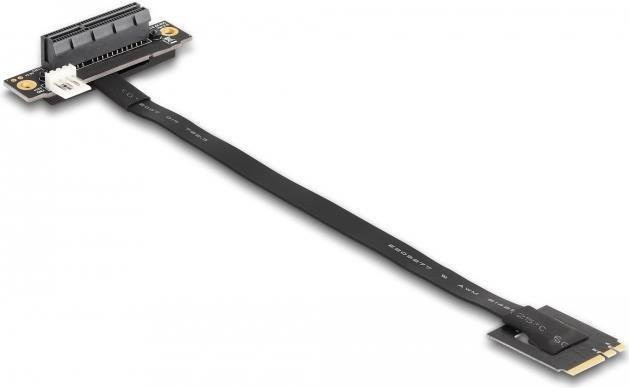 Delock PCIe 4,0 x4 Schnittstellenadapter für M.2 NVMe Karten in Schwarz (64218) - Bild 1