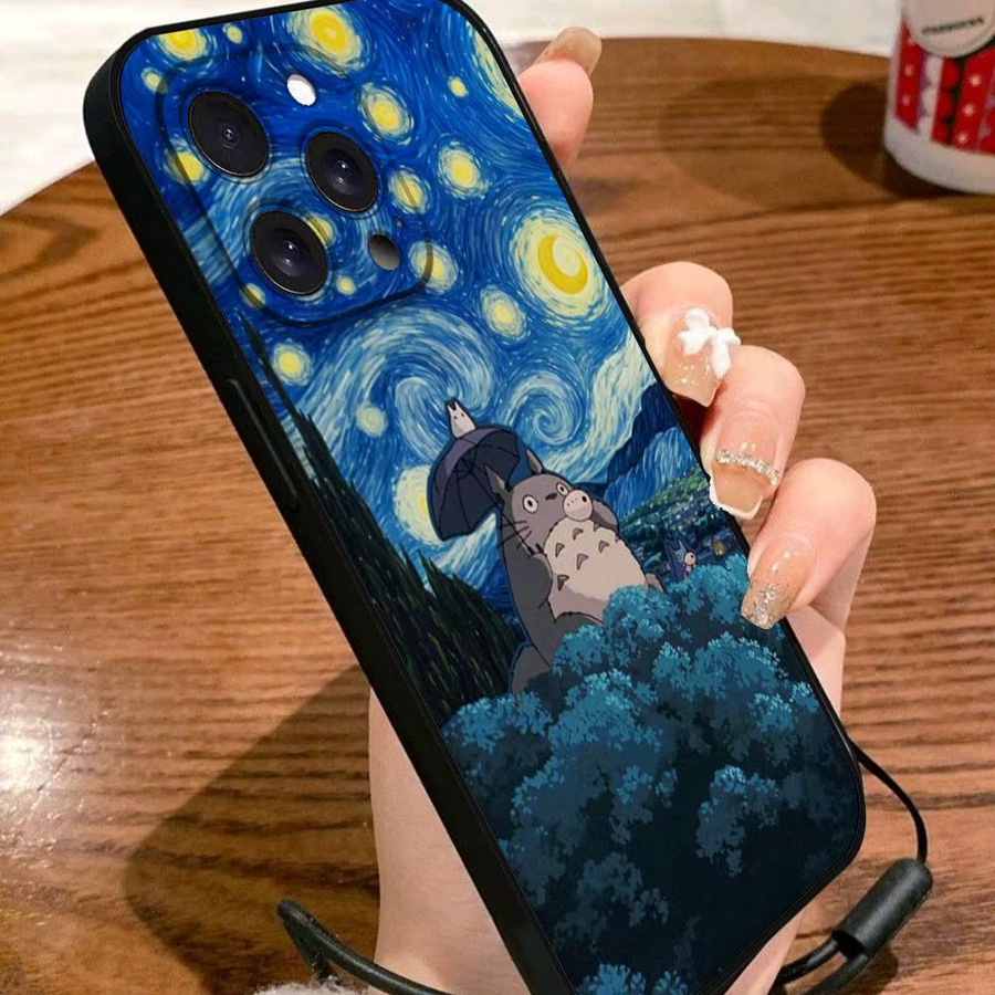 Transparente Totoro Handyhülle im Cartoon-Design für iPhone und iOS Modelle - Bild 2