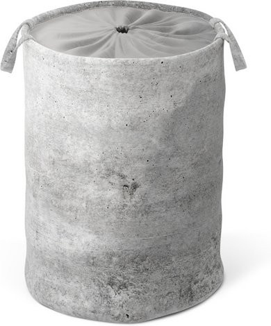Sanilo Wäschekorb Beton in Grau, rund, 60 l, B: 40 cm, H: 50 cm, T: 40 cm - Bild 1