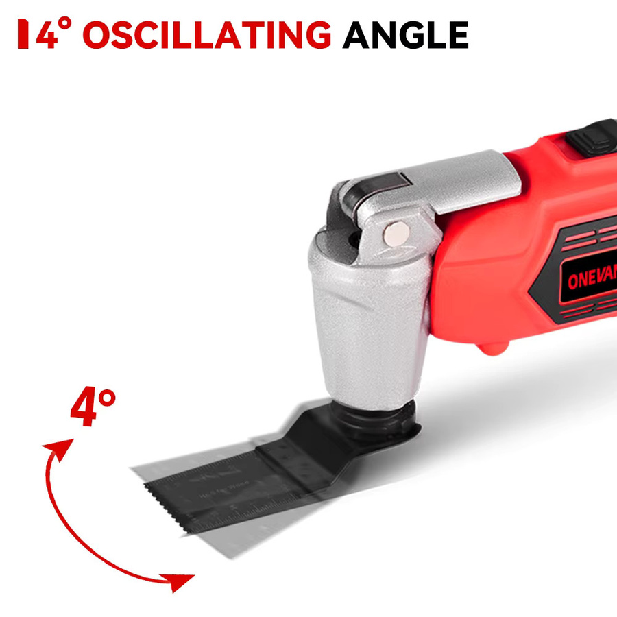 ONEVAN Oszillierendes Multifunktionswerkzeug mit 6 Gängen für Makita 18V Akku - Bild 5