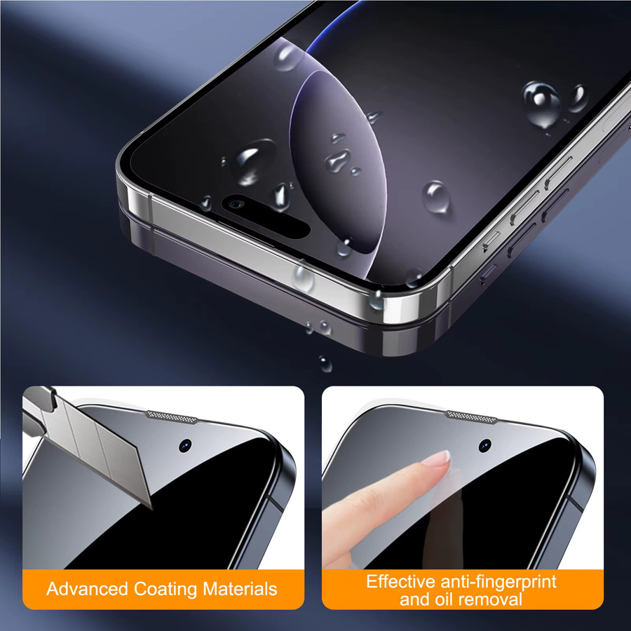 6-in-1 Panzerglas Displayschutz und Kameralinsenschutz Set für Apple iPhone 17 16 15 Pro Max Plus transparent - Bild 3