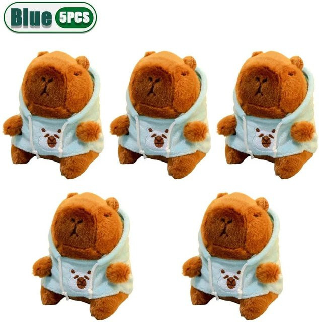 Capybara Plüsch Schlüsselanhänger, orange, Unisex - Bild 1