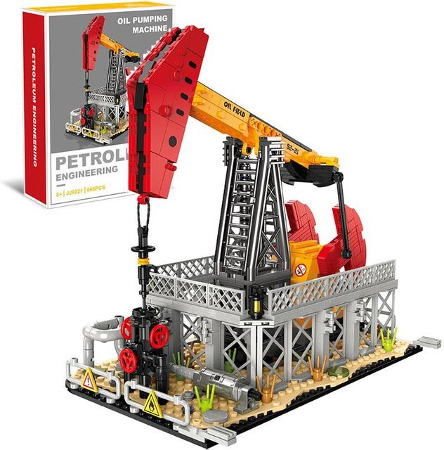 Stadt Erdöltechnik Gebäude, Bausteine Modell, ab 14 Jahre - Bild 1