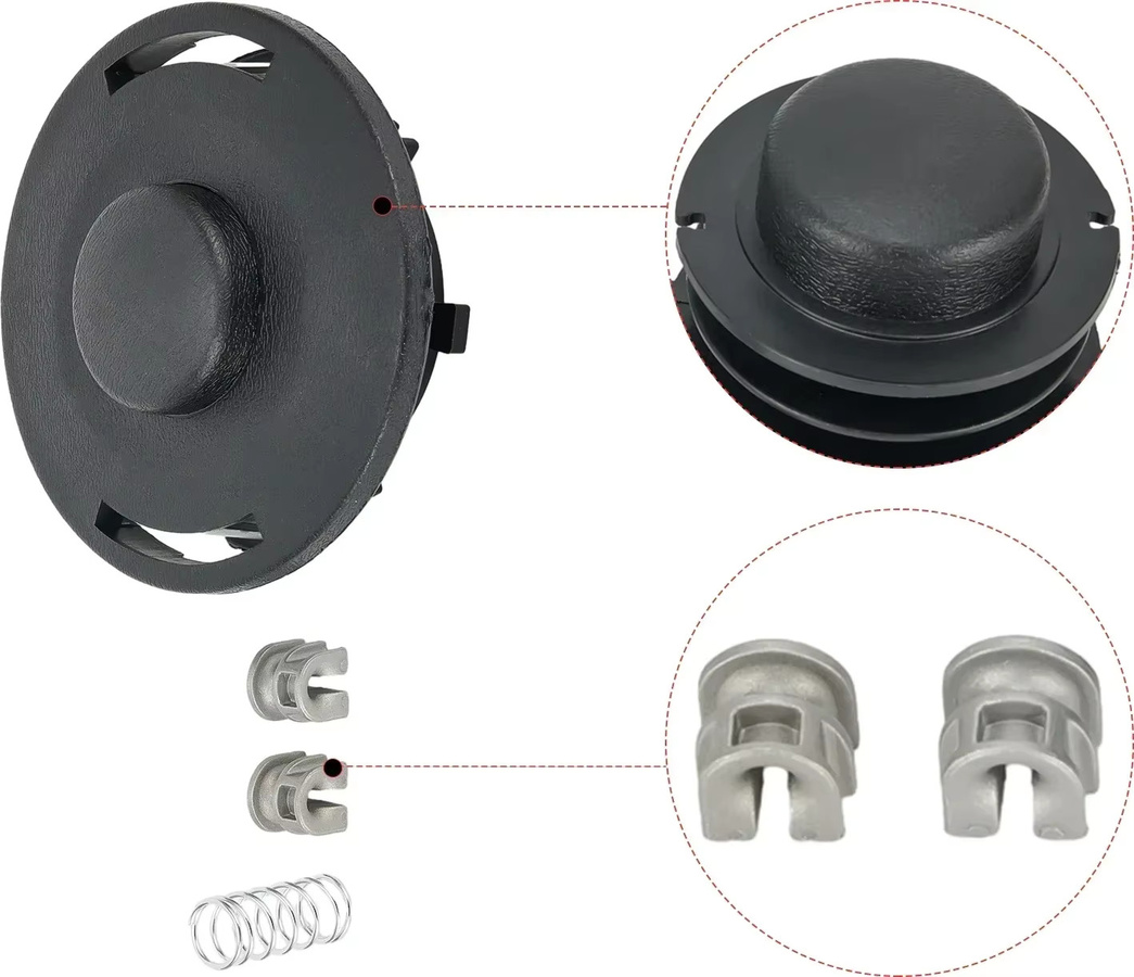 Professionals Trimmerkopf-Spulen-Set für Stihl 25–2 FS 44 55 80 83 85 90 100 110 120 130 200 in Schwarz - Bild 3