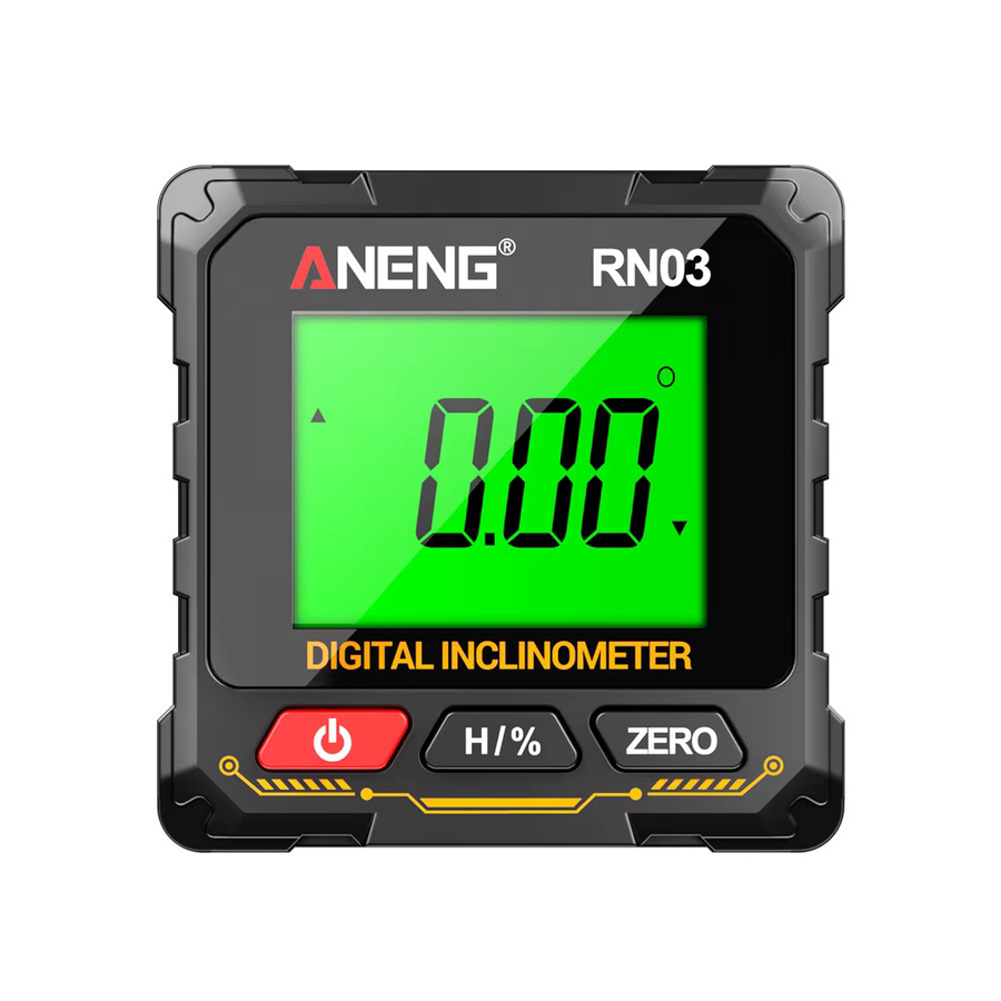 ANENG RN02/RN03 Laser-Digital-Neigungsmesser, magnetisches 4-seitiges Winkelmessgerät mit 360 Grad Rotationsmessung, Schwarz - Bild 6