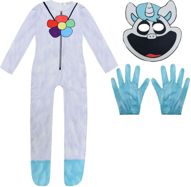 Smiling Critters Catnap Cosplay Kostüm, Jumpsuit, Blau, ab 0 Jahre - Bild 1