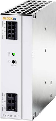 BLOCK PCC-0124-100-2 Schaltnetzgerät 24 V/DC 10A 240W in Silber - Bild 1