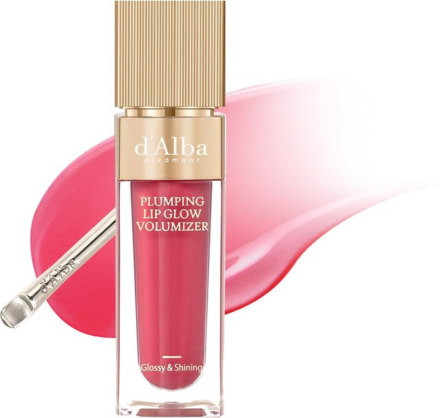 d'Alba Lip Glow Mood Volumizer Lipgloss, 01 Schwaches Rosa, Glänzend - Bild 1