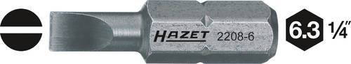 Hazet Schlitz-Bit 2208-10 mit 1/4 Zoll Antrieb und 25 mm Schlitzprofil in Silber - Bild 1
