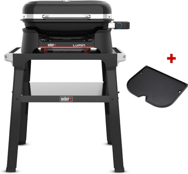 Weber Elektrogrill LUMIN mit Stand und Grillplatte - Bild 1