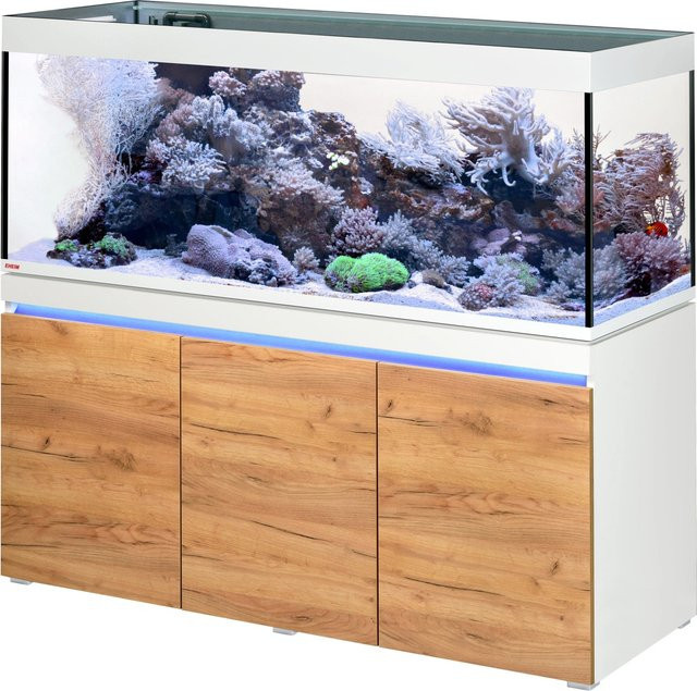 Eheim Incpiria Reef 530 Aquarium-Kombination in Alpin/Nature mit Weißglas - Bild 1