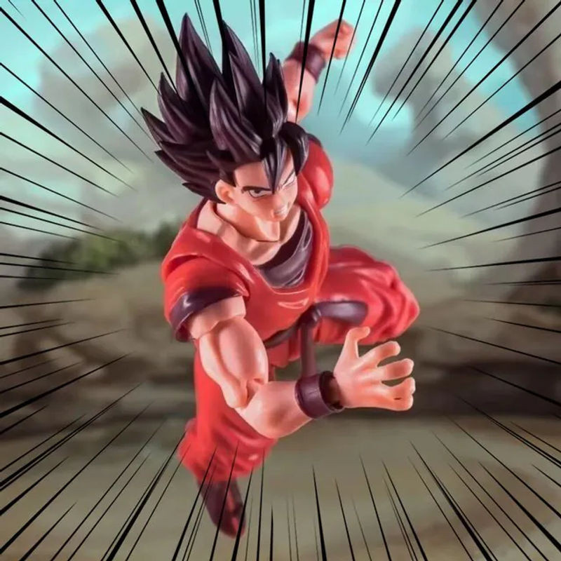 Bandai Dragon Ball Wukong SHF Crimson Martial Arts Actionfigur in Rot, Höhe: 14,5 cm - Bild 1