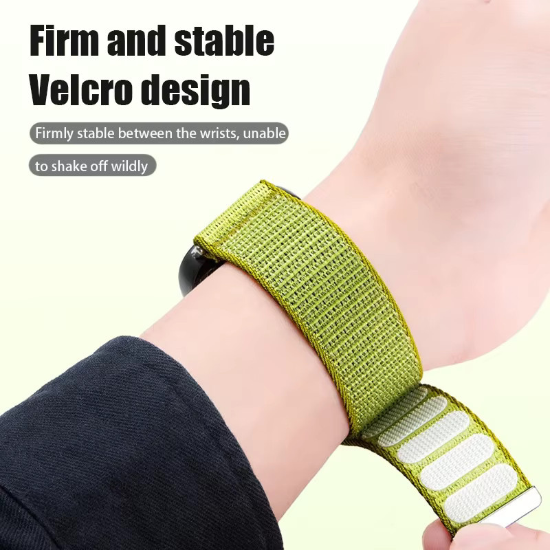 Uhrenarmband Nylon, Klettverschluss, Samsung Galaxy Watch 8 40/44 mm, 46 mm, Unisex - Bild 4