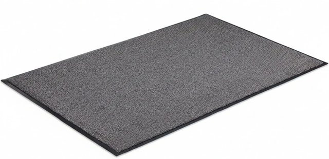 Relaxdays Schmutzfangmatte aus Polypropylen und PVC, meliert in Grau und Schwarz, rutschfest, B: 180 cm, T: 120 cm, H: 0,7 cm - Bild 1