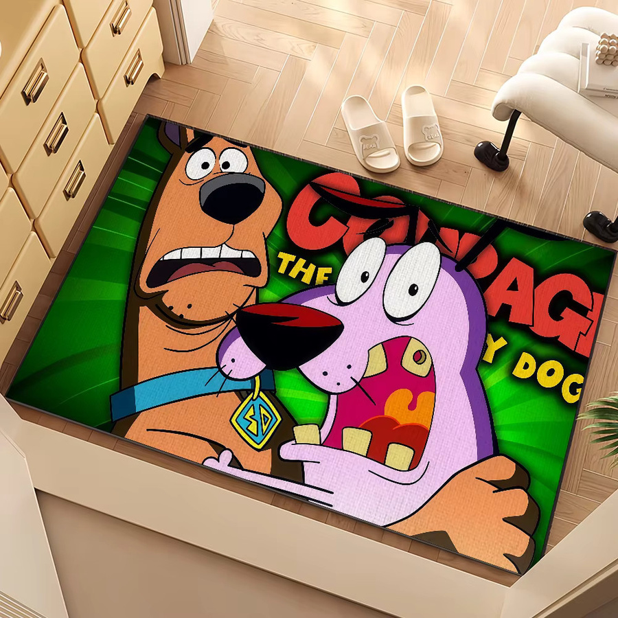 C-COURAGE Bodenmatte mit Cartoon Hund Motiv für Kinder, Rechteckig, Mehrfarbig, Breite: 60 cm, Tiefe: 40 cm - Bild 6