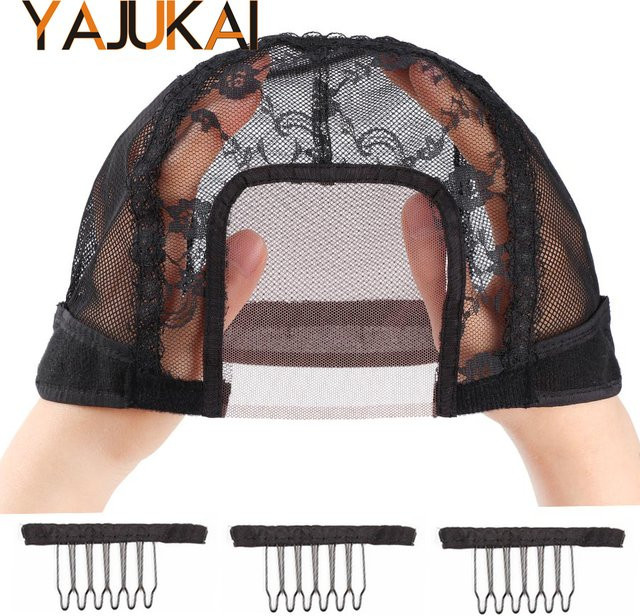 Yajukai Schweizer Spitze-Perückenkappe, Schwarz, Unisex - Bild 1