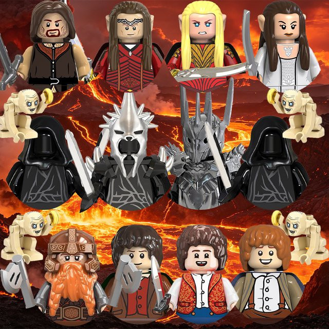 Hot Toys Herr der Ringe Sauron Elrond, Mini-Actionfiguren, Einzelfigur - Bild 1