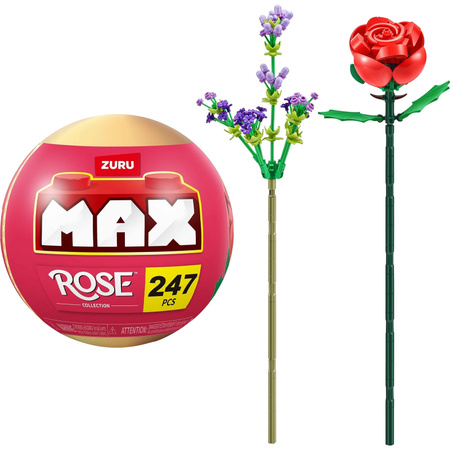 Zuru MAX Rose Konstruktionsspielzeug Bauset in Rose und Lavendel