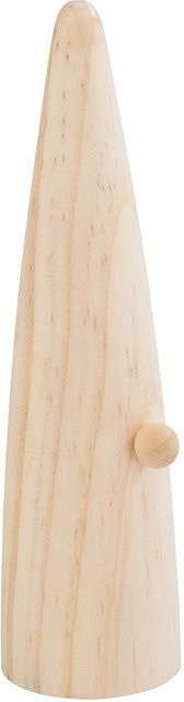 VBS Holzwichtel mit Nase aus Kiefernholz in Beige, Höhe: 14,5 cm, Breite: 4,0 cm - Bild 1