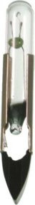 Scharnberger Hasenbein Telefonlampe T6,8 in transparent, Röhrenform, 28V, 45mA - Bild 1