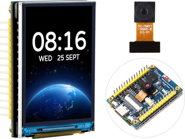 Waveshare ESP32-S3 Entwicklungsboard mit 2-Zoll-ST7789T3-Display, SPI, WLAN und Bluetooth - Bild 1