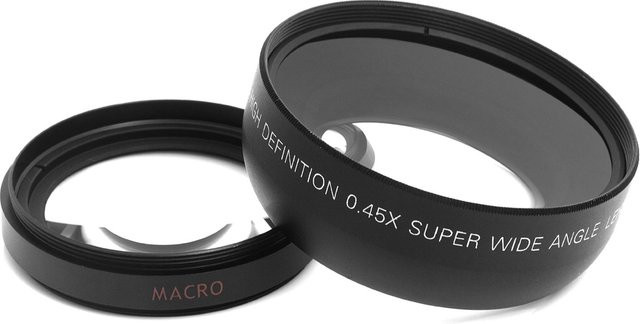 Nikon 0,45x Fisheye Weitwinkel-Makro-Objektiv in Schwarz für Nikon Objektive - Bild 1