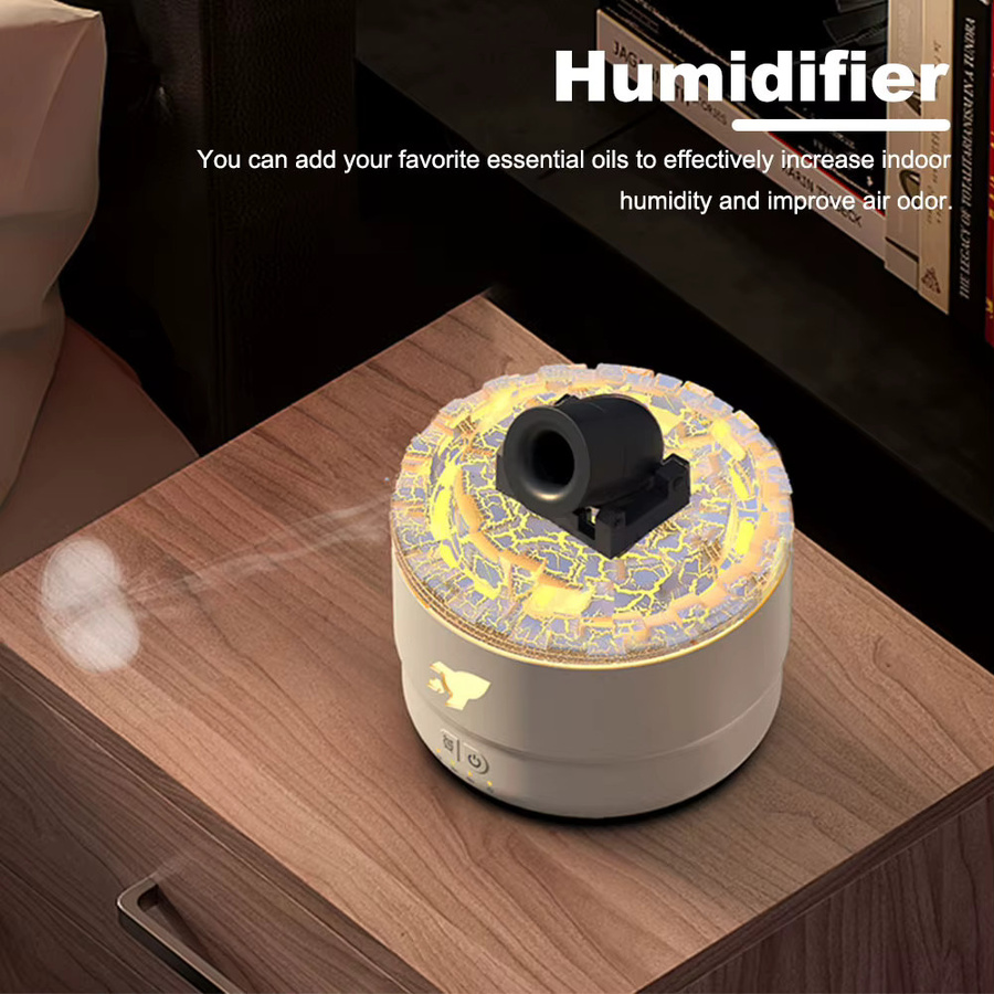APWIKOGER Aromatherapie-Luftbefeuchter und Diffusor mit Lichteffekt in Weiß - Bild 3