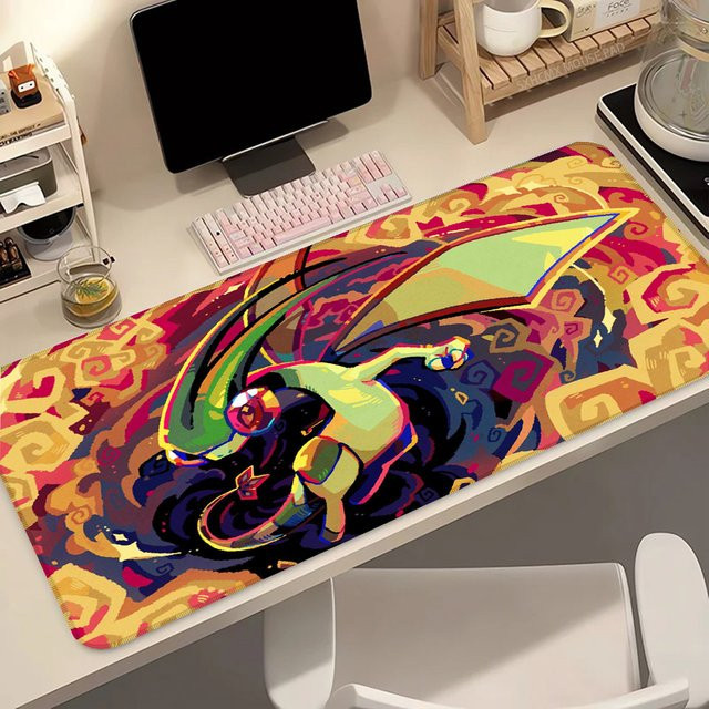 Bandai Gaming Mauspad Pokemon Flygon-Basis in Multicolor mit genähten Kanten und glatter Oberfläche für PC und Laptop - Bild 1