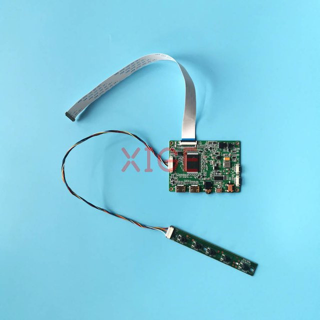 Matrix-Controller-Board DIY-Kit für LP133WF1 LP133WF2 LP133WF7 LP133WF4 Laptop-Displays mit 1920x1080 Auflösung, 2 Mini-HDMI und EDP-30 Pin, Farbe: Grün - Bild 1